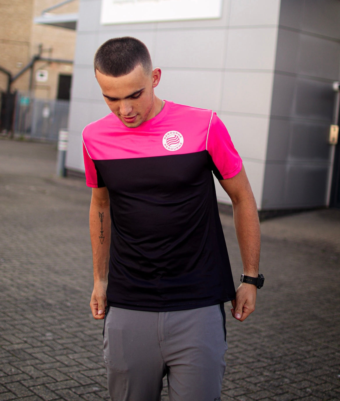 ReBourne Fuchsia DRI-WEAVE - Quick Drying Active Tee