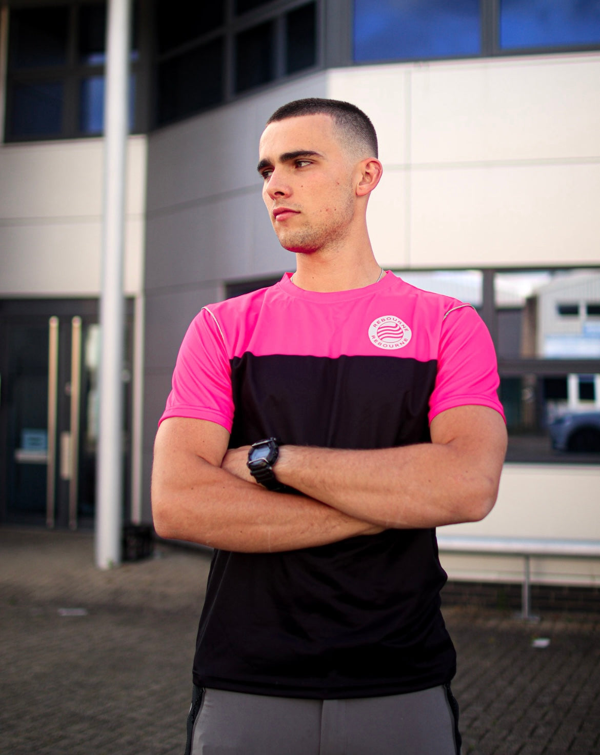 ReBourne Fuchsia DRI-WEAVE - Quick Drying Active Tee